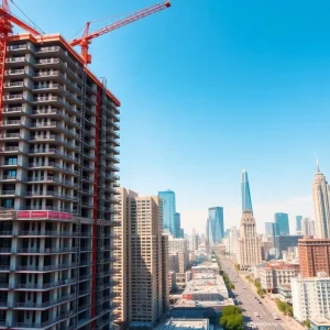 Construction of 3rd & 3rd apartment tower in St. Petersburg