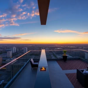 Rooftop Sky Lounge at 400 Central St. Petersburg