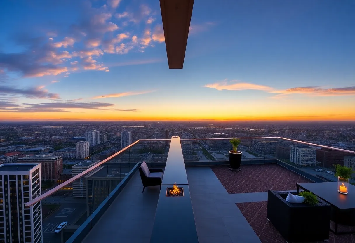 Rooftop Sky Lounge at 400 Central St. Petersburg