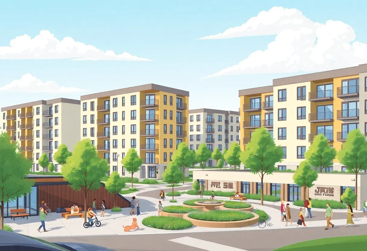 Rendering of Azalea Gateway Affordable Housing Project in St. Petersburg