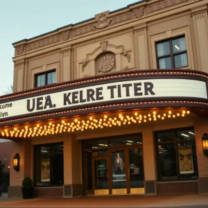 Exterior view of the Beach Theatre in St. Pete Beach