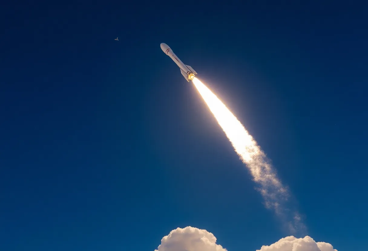 SpaceX Falcon 9 Launching Starlink Satellites