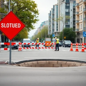 Construction at St. Petersburg intersection due to water main leak