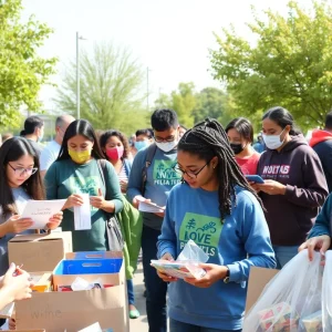 Community volunteers in Tampa Bay participating in various charitable initiatives.