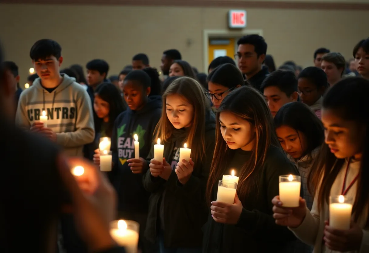 Vigil for Antioch High School Shooting Victim