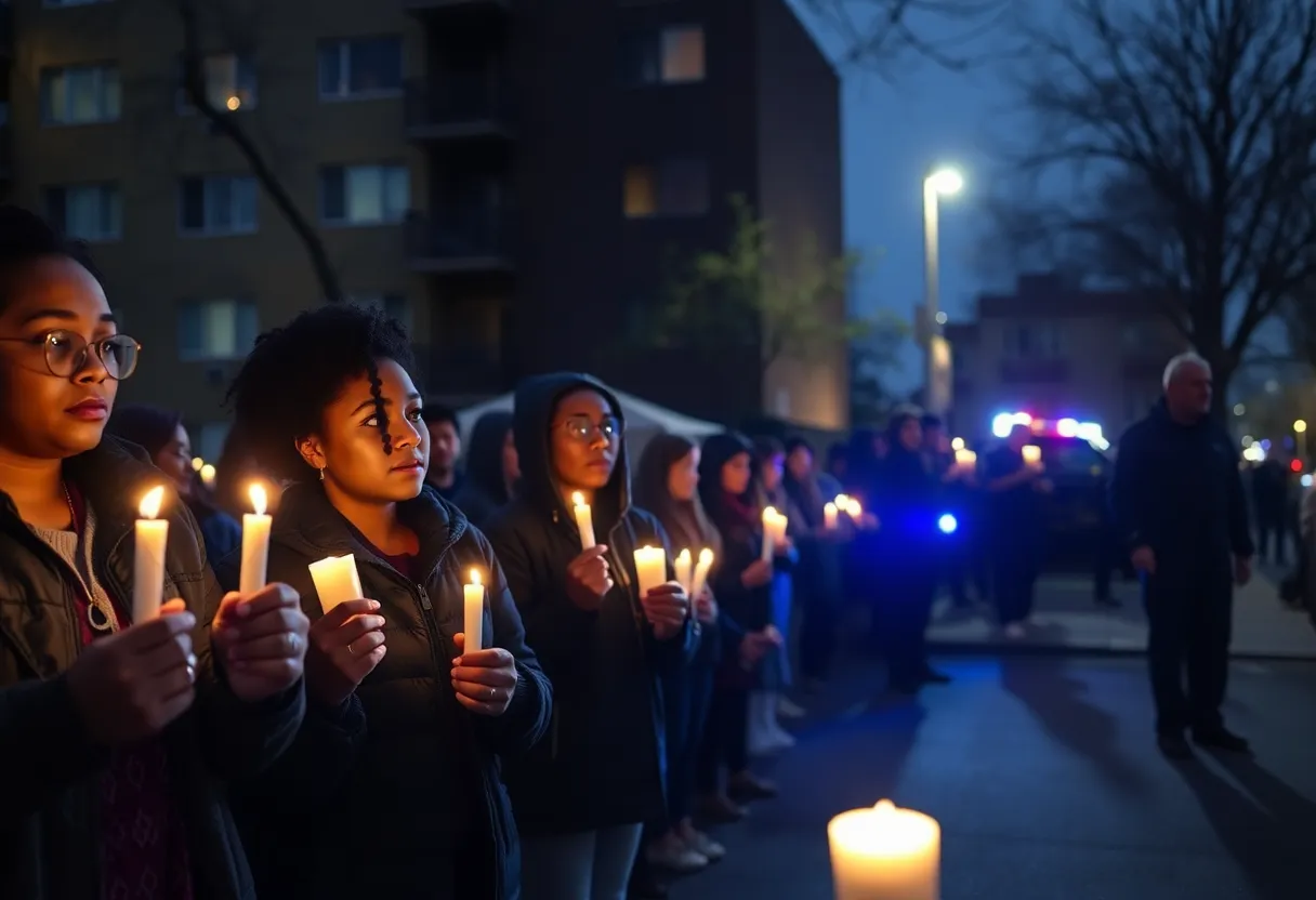 Vigil for Antavious Scott in Florida City