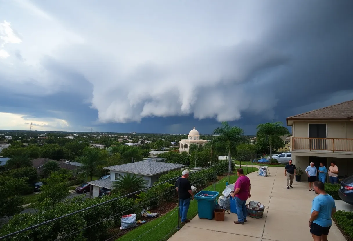 Residents of St. Petersburg preparing for Hurricane Milton