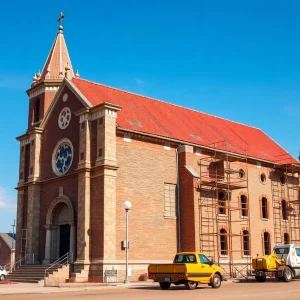 Historic Euclid Methodist Church in St. Petersburg under renovation