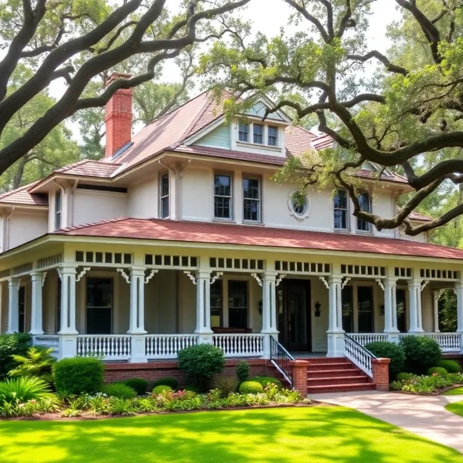 Exterior view of a historic inn in St. Petersburg, showcasing architectural details and gardens.