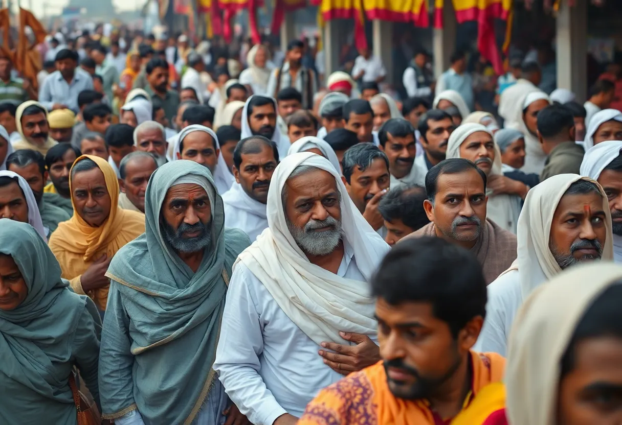 Kumbh Mela Crowd Scene