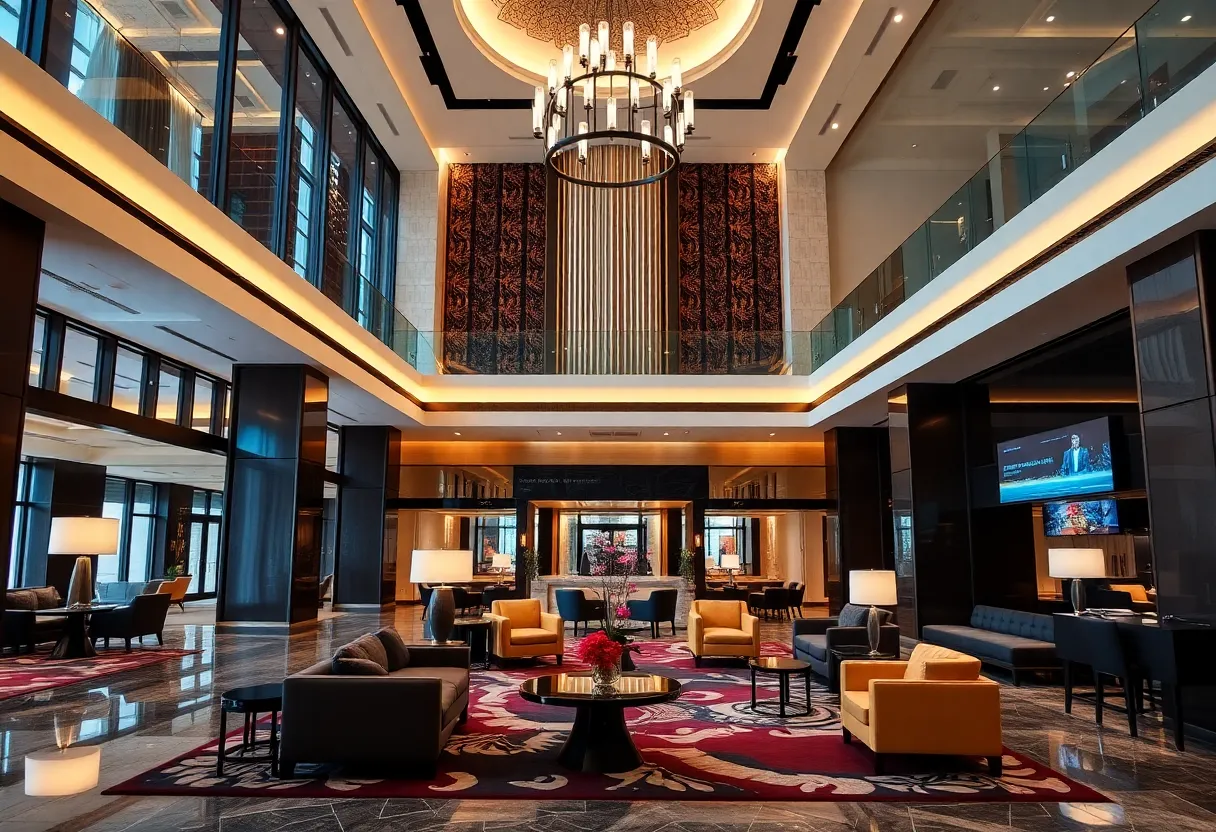 Luxury Hotel Lobby