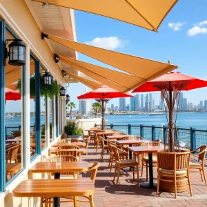 Exterior view of Perry's Porch Café in St. Petersburg