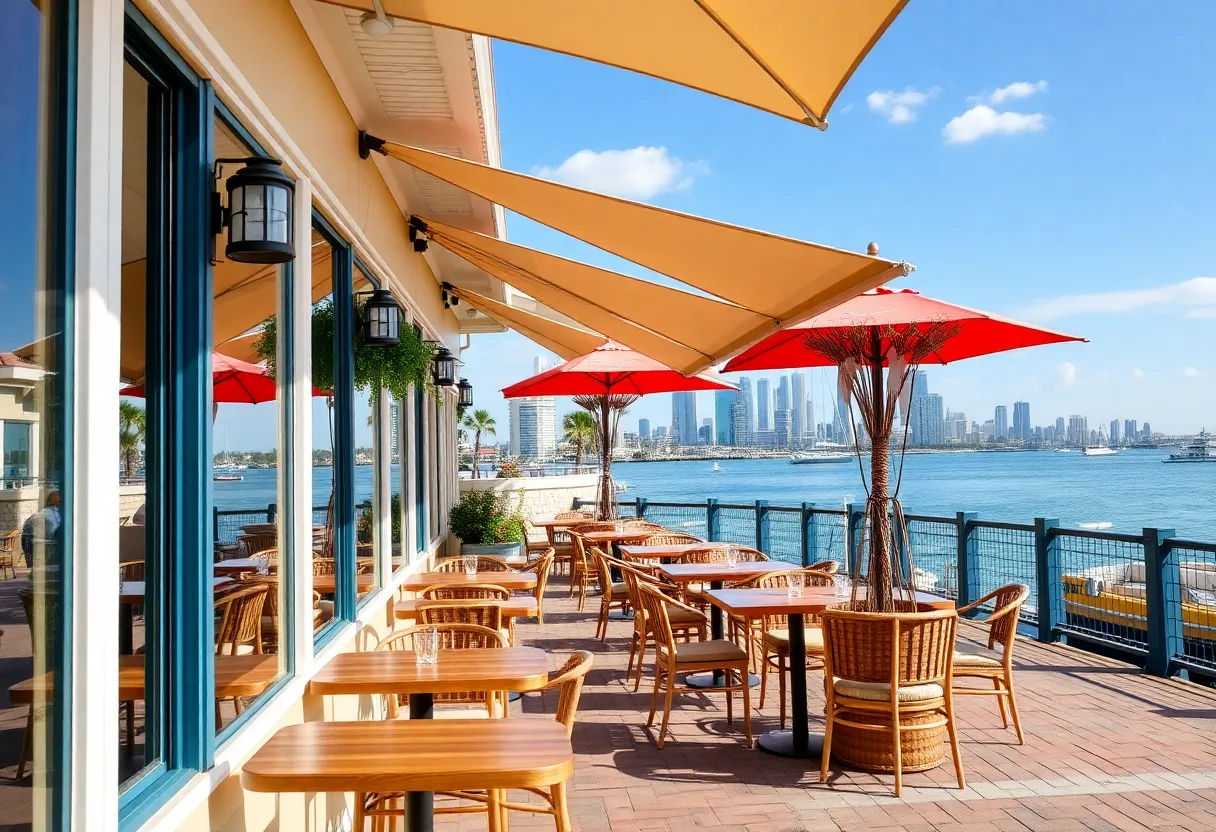 Exterior view of Perry's Porch Café in St. Petersburg