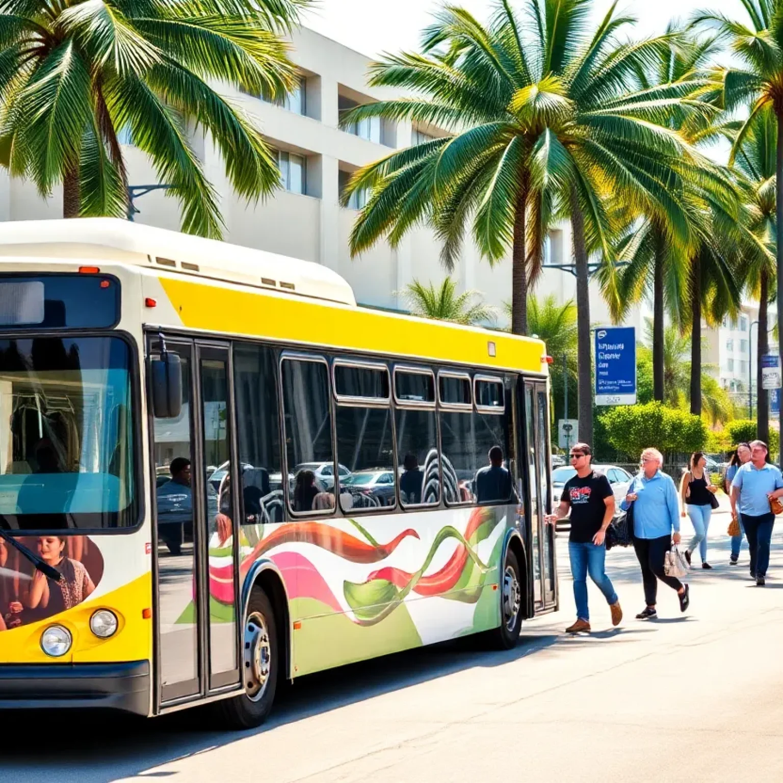 PSTA public transit scene in Pinellas County