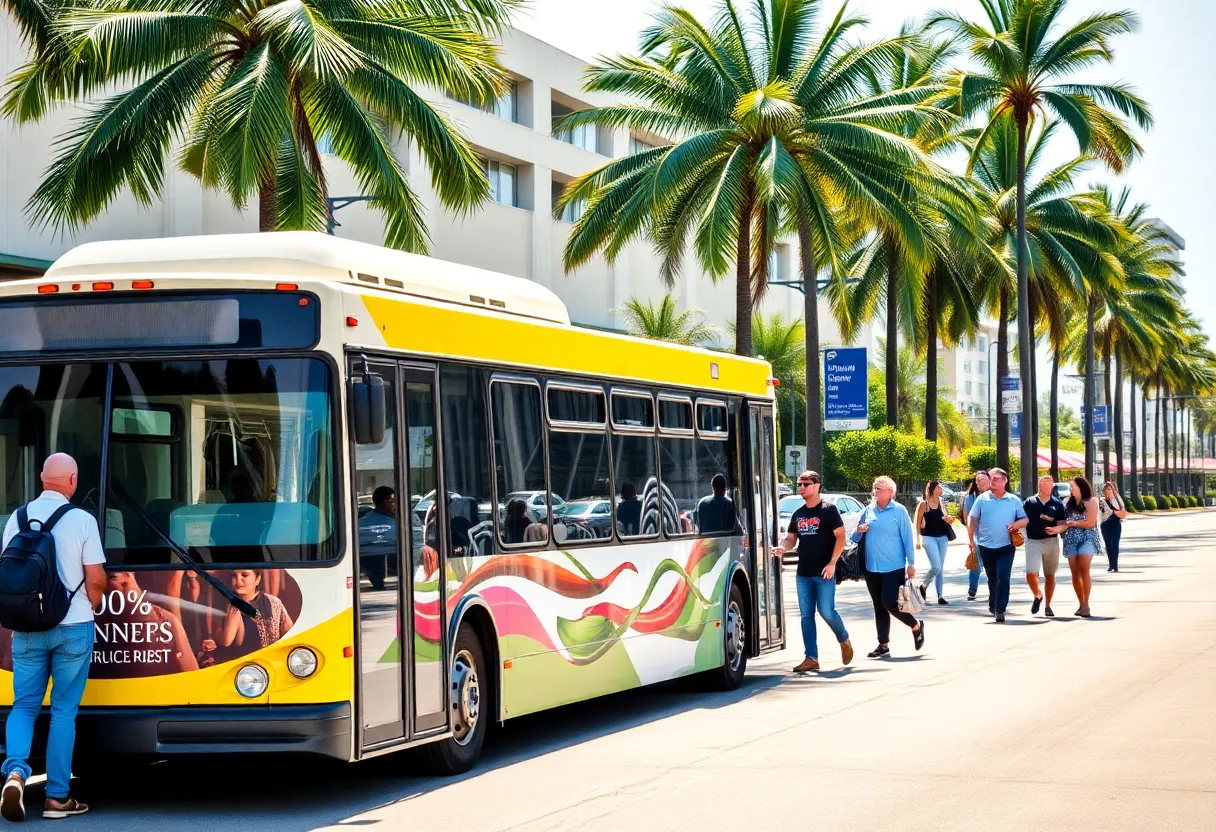 PSTA public transit scene in Pinellas County