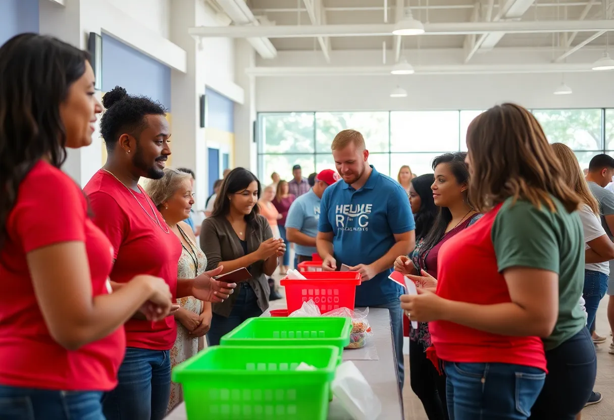 Community members engaging in support events in Tampa Bay.