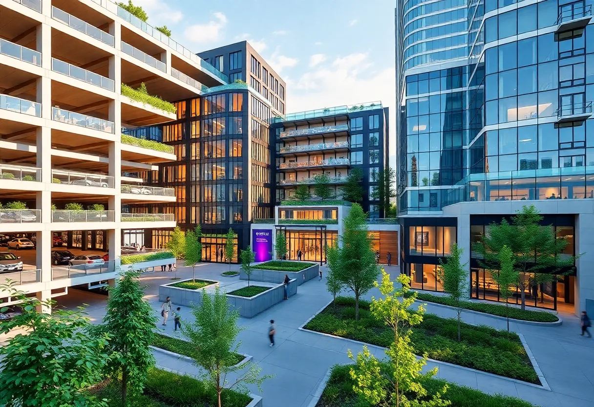 Rendering of The Central project in St. Petersburg's EDGE District