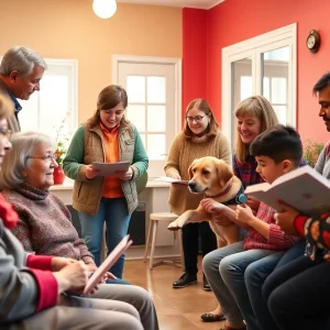 Volunteers engaging with seniors and children in Tampa Bay