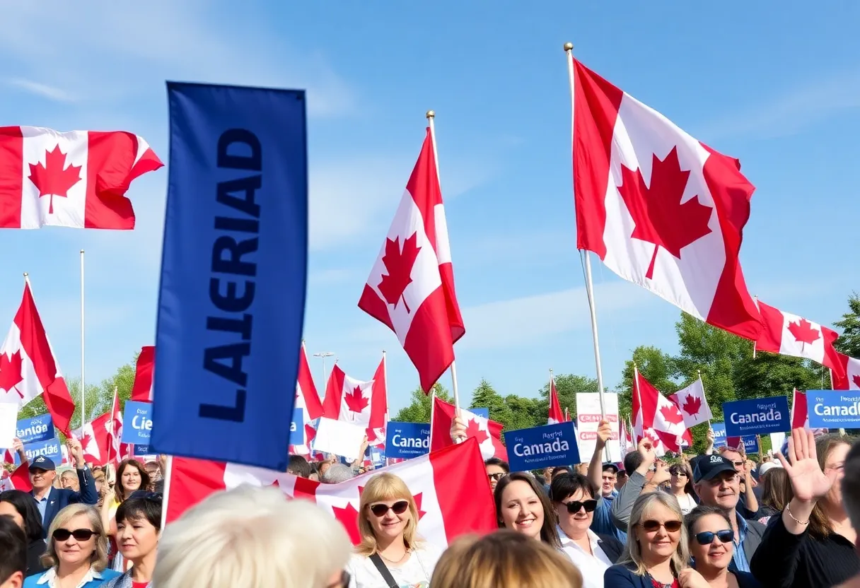 Canada Liberal Party Rally