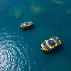 Solar-powered uncrewed surface vehicle surveying Florida's coastal waters