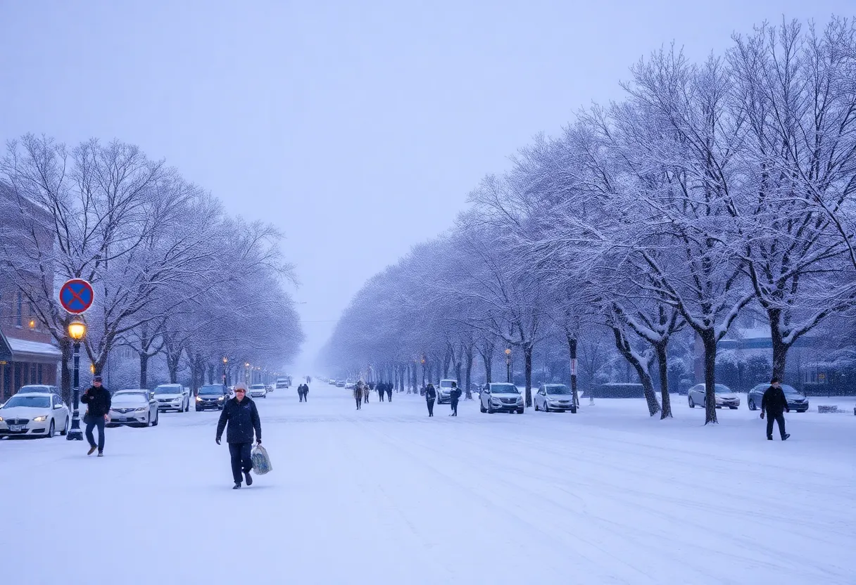 Historic Winter Storm in Pensacola