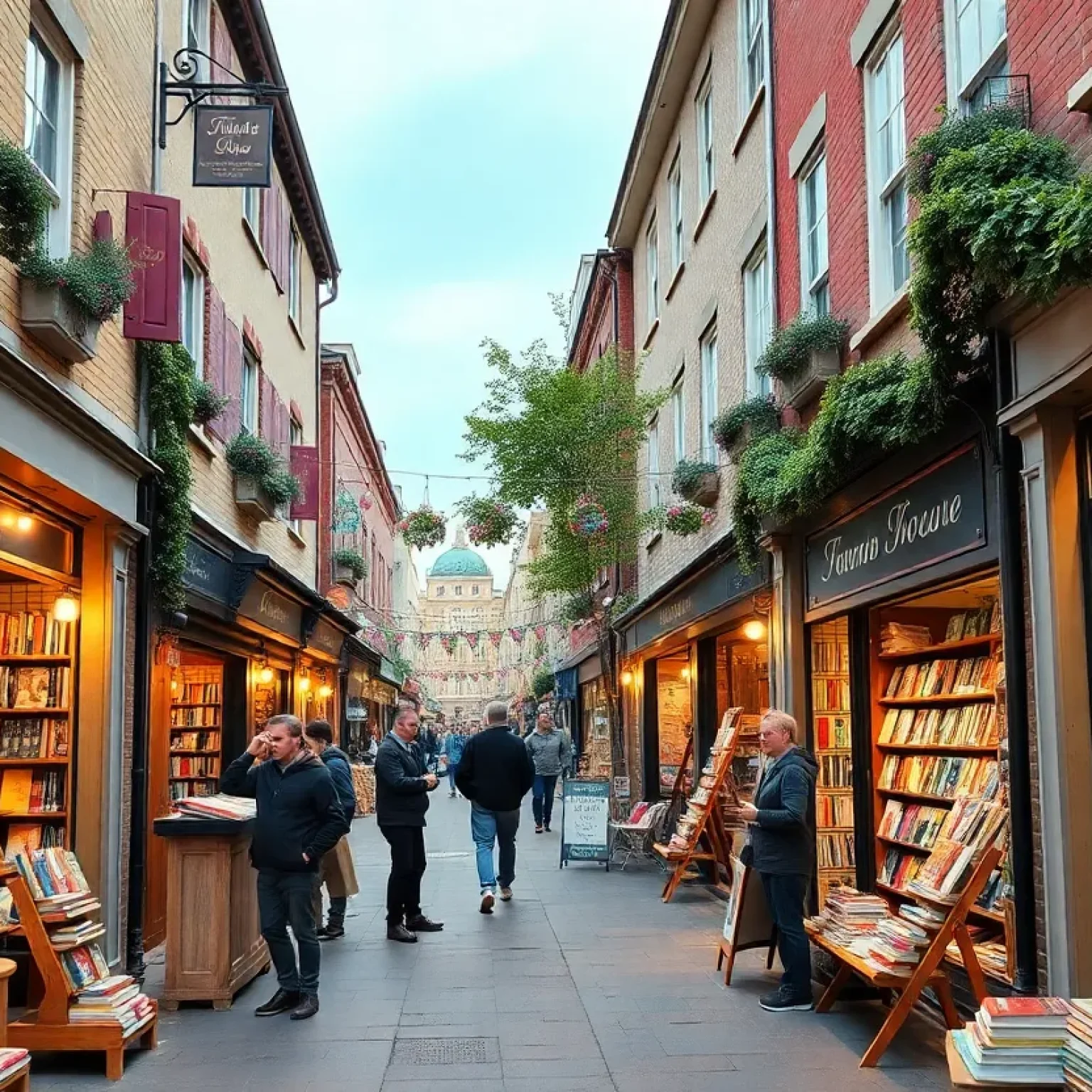 People browsing indie bookstores in Pinellas County