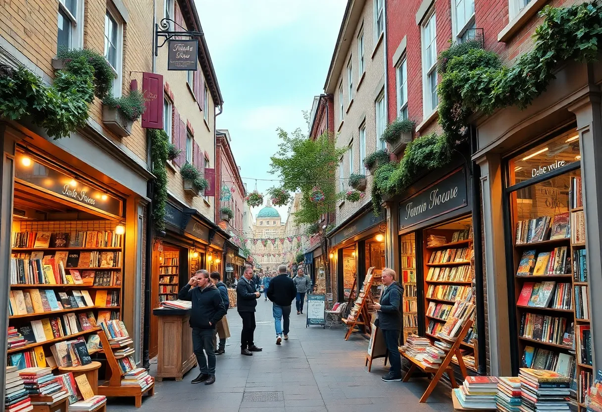 People browsing indie bookstores in Pinellas County