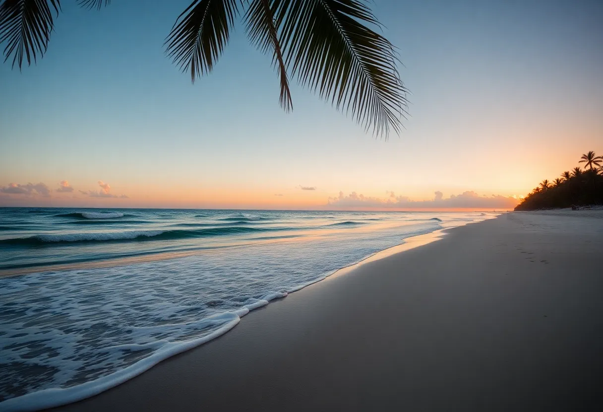 Serene Beach Scene in Punta Cana