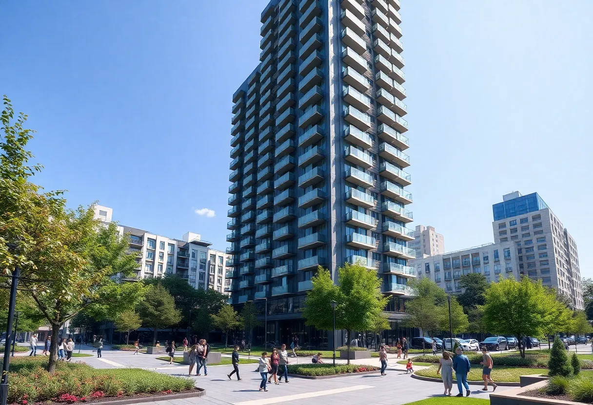 Proposed residential tower next to University of South Florida