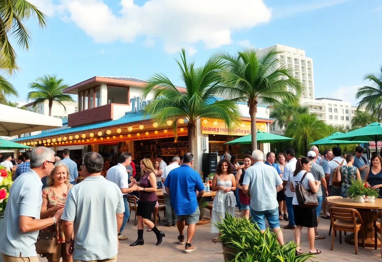 Community members enjoying events in Tampa Bay