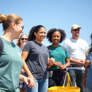 Volunteers engaging in community service in Tampa Bay